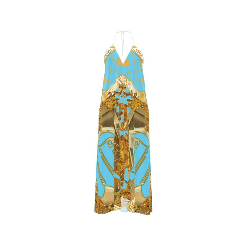 Halterneck Backless Dress