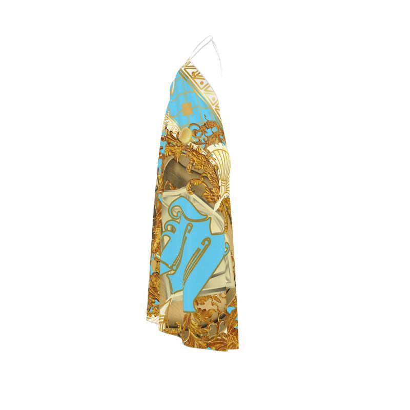 Halterneck Backless Dress