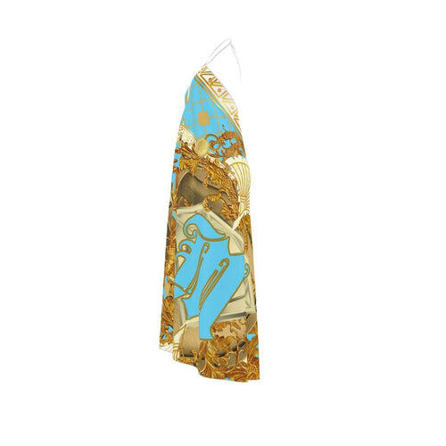 Halterneck Backless Dress
