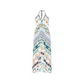 Halterneck backless dress