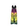 Halterneck backless dress