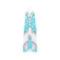 Halterneck backless dress
