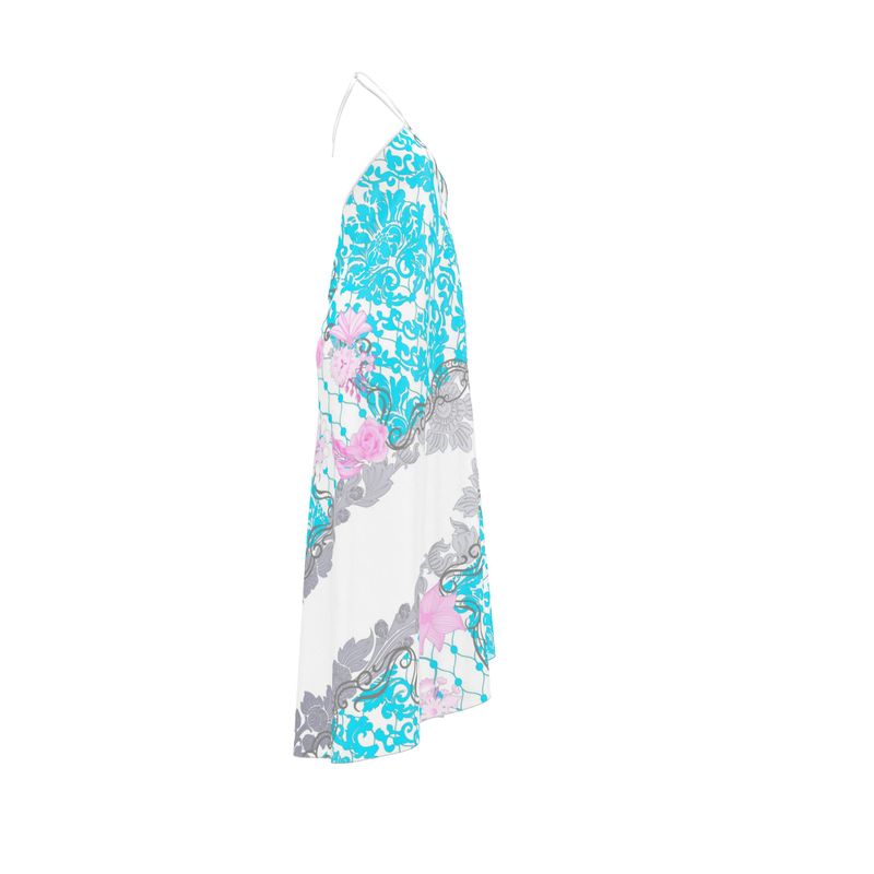Halterneck backless dress