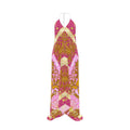 Halterneck backless dress