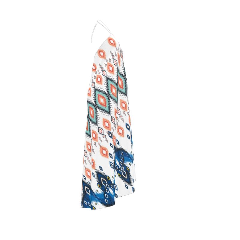 Halterneck backless dress