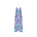 Halterneck backless dress