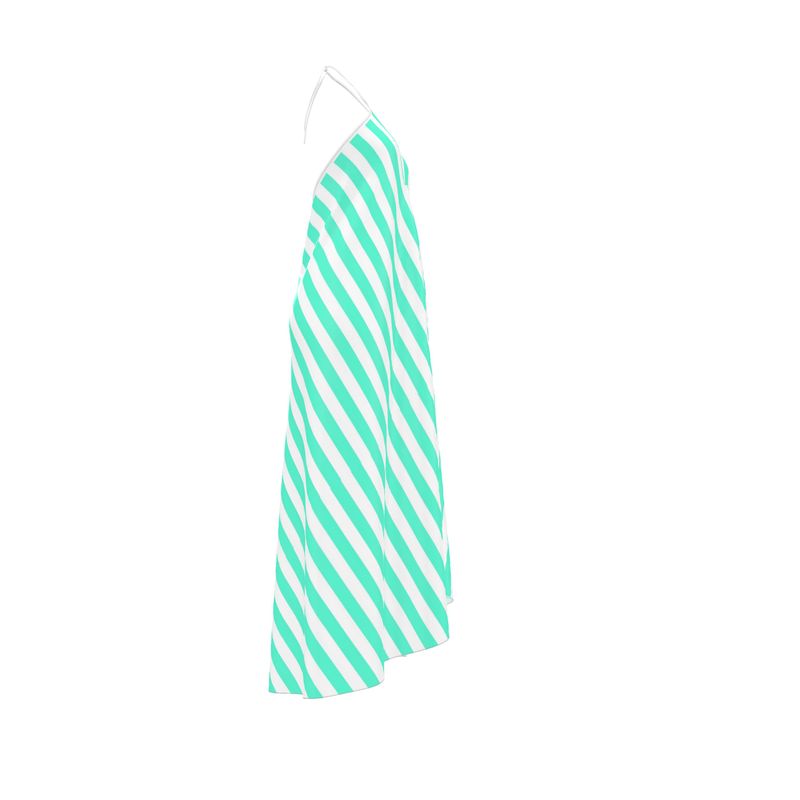 Halterneck backless dress