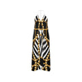 Halterneck backless dress