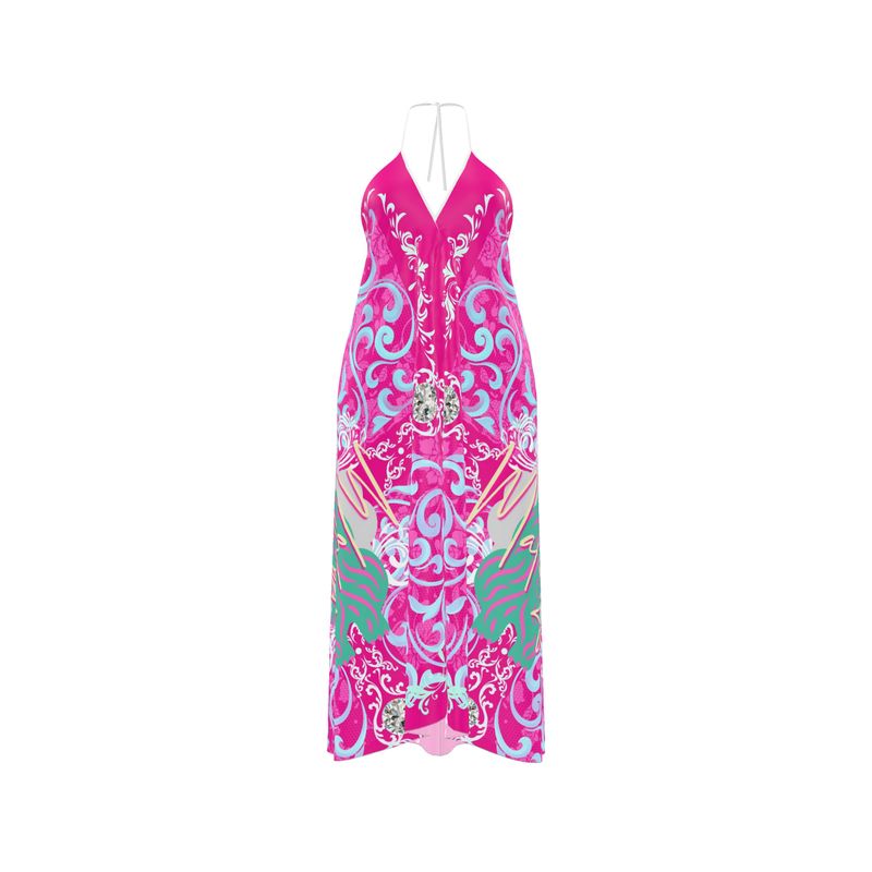 Halterneck Backless Dress