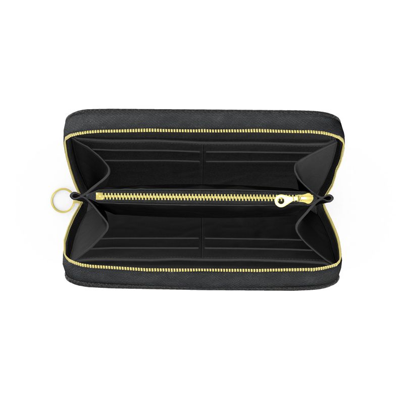 Signature Print Women's Leather Wallet